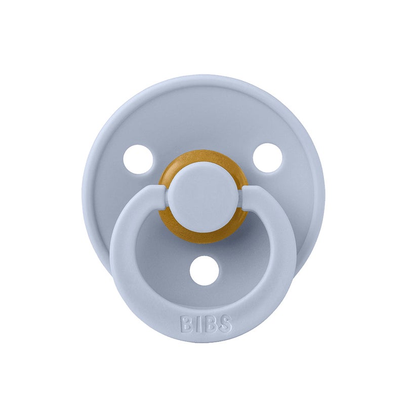 BIBS Colour Natural Rubber Pacifier Pack of 2  – Latex Size 1 Dusty Blue/Steel Blue - Image 3